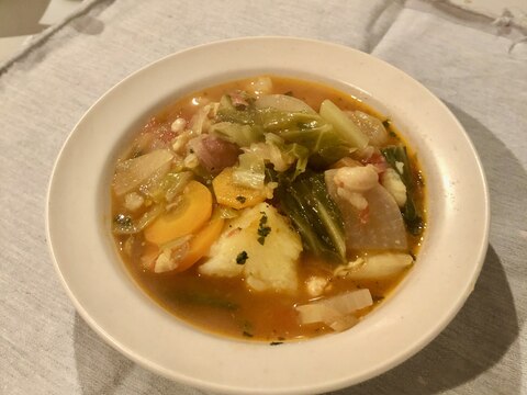 野菜ごった煮スープ^ - ^ミネストローネ風♪